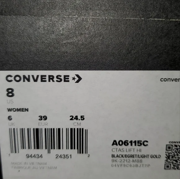 Converse CTAS Lift Hi Platform Festival Florals women's sz / A06115C - Picture 8 of 8